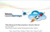 The Research Revolution Starts Here!