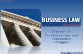CONSIDERATION AND PROMISSORY ESTOPPEL