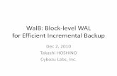 WalB: Block-level WAL. Concept.