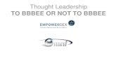 Thought leadership bee presentation