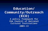 Helen ODonoghue - CNCI ECO Framework Policy 2003-2013