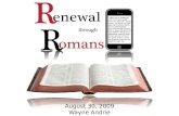 Renewal Through Romans-2009.08.30