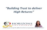 Horizons presentation  building trust