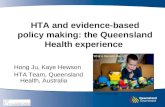 HTA and evidence-based policy making: the Queensland Health experience