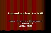 Introduction to hrm lecture 1