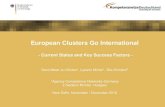 European Clusters Go International