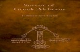Survey of Greek Alchemy - F. Sherwood Taylor