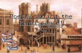 Poetry During The Renaissance!