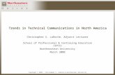 Trends in Technical Communications in North America
