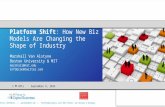 Platform Shift: How New Business Models are Changing the Shape of Industry - Marshall van Alstyne