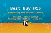 National Civic Summit - Best Buy At 15 - Jeff Peterson, Tim Showalter Loch & Blake Hanlon