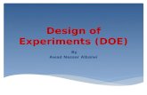 Principles of  design of experiments (doe)20 5-2014