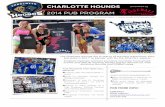 2014 Charlotte Hounds Pub Program