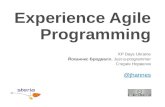Experience Agile Programming - Kiev
