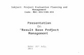 Result Base Project Management