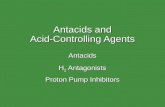 Antacids  and  controlling agents