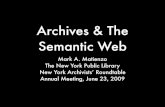 Archives & the Semantic Web