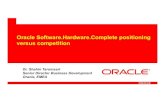Oracle Software.Hardware.Complete positioning versus competition - Shahin Taromsari