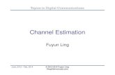 Channel estimation - F. Ling
