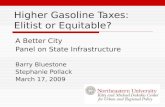 Higher Gasoline Taxes:Elitist or Equitable?