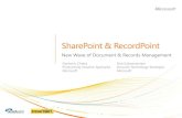 Microsoft SharePoint and RecordPoint presentation