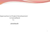 Project developing