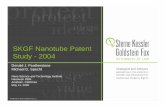 SKGF_Presentation_SKGF Nanotube Patent Study_2004