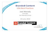 Branded Content Congres 24 June 2010