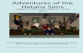 Adventures Of The Hetalia Sims Living in Jerk England's House Part 1