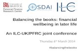 06Mar14 - Balancing the books: financial wellbeing in later life