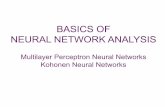 Basics Of Neural Network Analysis