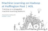 Machine Learning with Hadoop