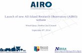 AIRO Re-launch 8th September 2014, Wood Quay, Dublin City Council