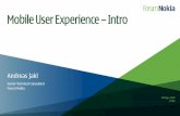 Mobile user experience   intro