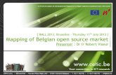 Mapping of Belgian open source market