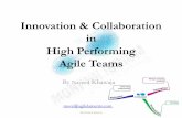 Innovation and Collaboration in High Performing Agile Team