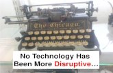 The Disruptive nature of digital technology