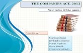 New companies act 2013