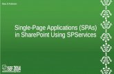 SEF 2014 - Single-Page Applications (SPAs) in SharePoint Using SPServices