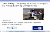 Designing Instructional Integrity into Virtual Learning Environments