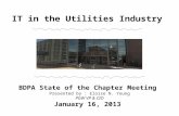 IT and the Utilities Industry (Philadelphia, Jan 2013)