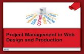 project management in web design and production