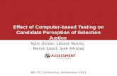 Effect of Computer-Based Testing on Candidates