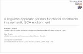 FLINS'08 - A linguistic approach for non-functional constraints  in a semantic SOA environment