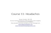Course 11  headaches