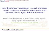 Interdisciplinary approach to environmental health research related to wastewater and excreta use in agriculture in Vietnam