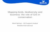 Mapping birds, biodiversity and business: the role of GIS in conservation