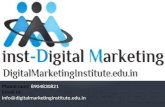 digital marketing certificate programs in Bangalore