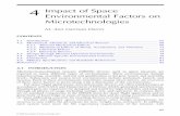 MEMS and Microstructures in Aerospace Applications: Chapter 4. Impact of Space Enviromental Factors On Microtechnologies
