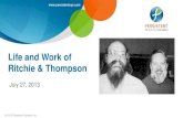 Life and Work of Ken Thompson and Dennis Ritchie | Turing Techtalk